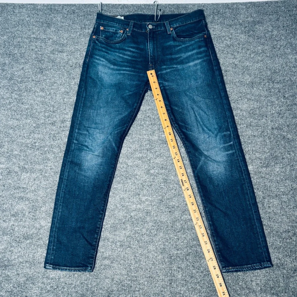 Levis 512 original Red Tab‎ Slim Taper Jeans Mens 32x30 Dark Blue Premium Denim